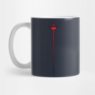 Red Cup Rapier Sword Mug